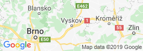 Vyskov map